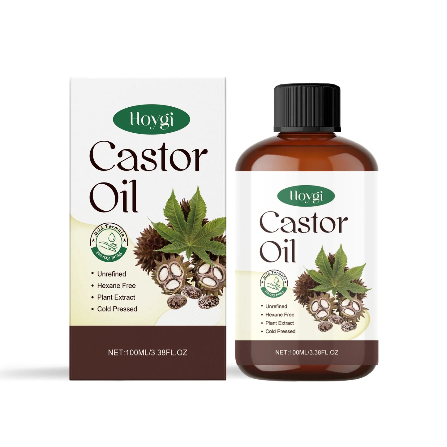 Hoygi Castor Oil Body Care Nourishing Oil For Skin Hair