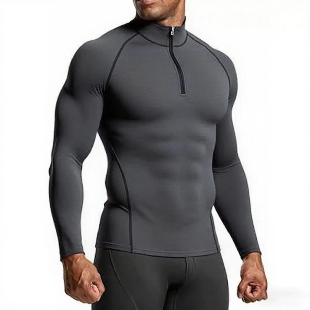 Men Sportswear Long Sleeve Gym T Shirt For Running Training