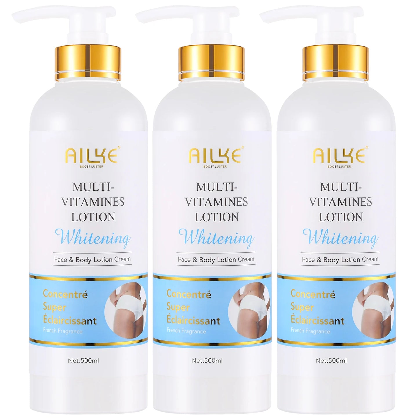 AILKE Multi Vitamin Body Lotion Whitening Dark Spot Corrector