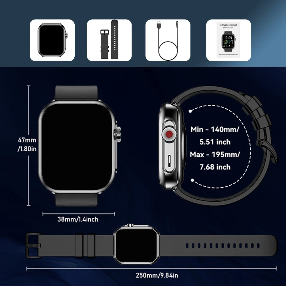 Senbono Smart Watch With 1000mAh Battery 100 Day Standby