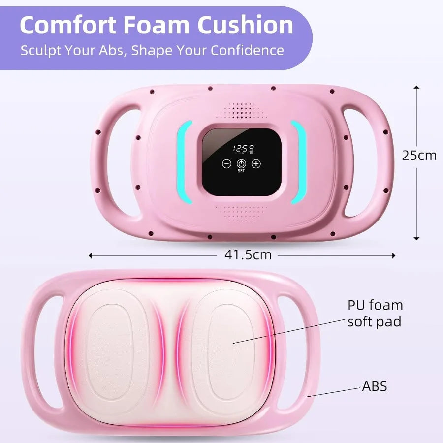 Smart Ab Trainer Machine With Bluetooth Music Counter Sit Up Core Workout