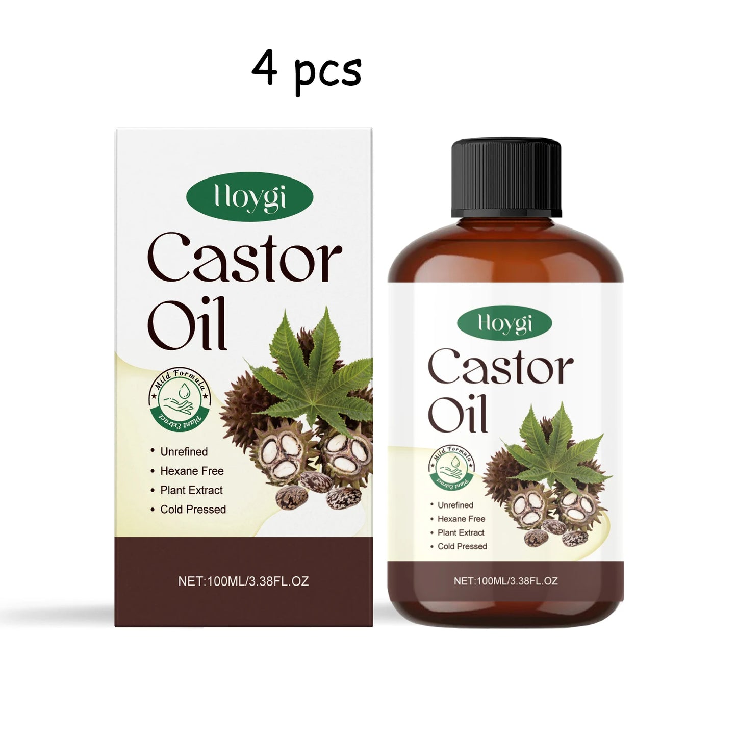 Hoygi Castor Oil Body Care Nourishing Oil For Skin Hair