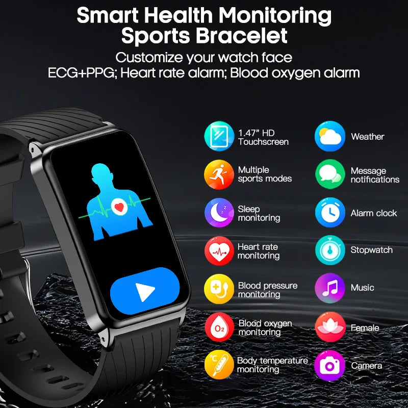 Zen Active Living Smart Watch ECG Heart Rate SpO2 Sleep