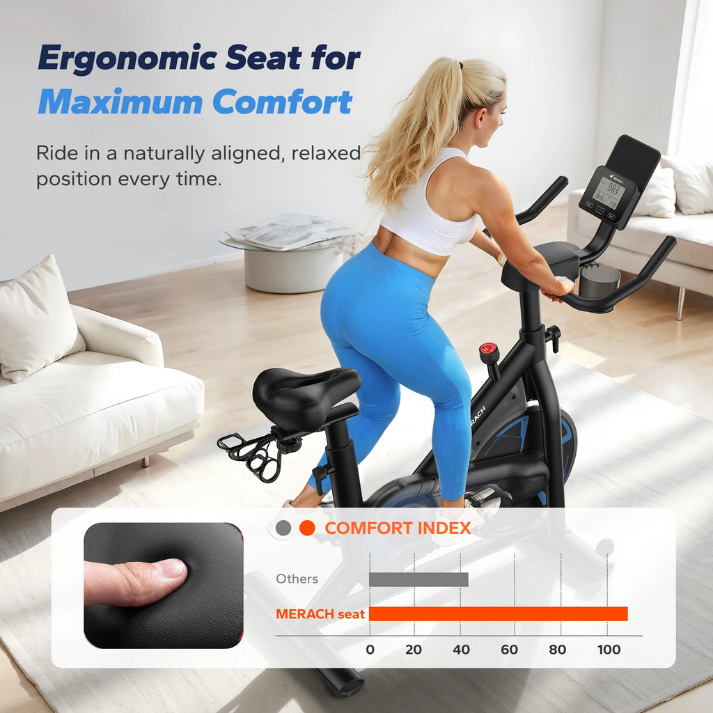 MERACH S36 Magnetic Indoor Cycling Bike With App Control