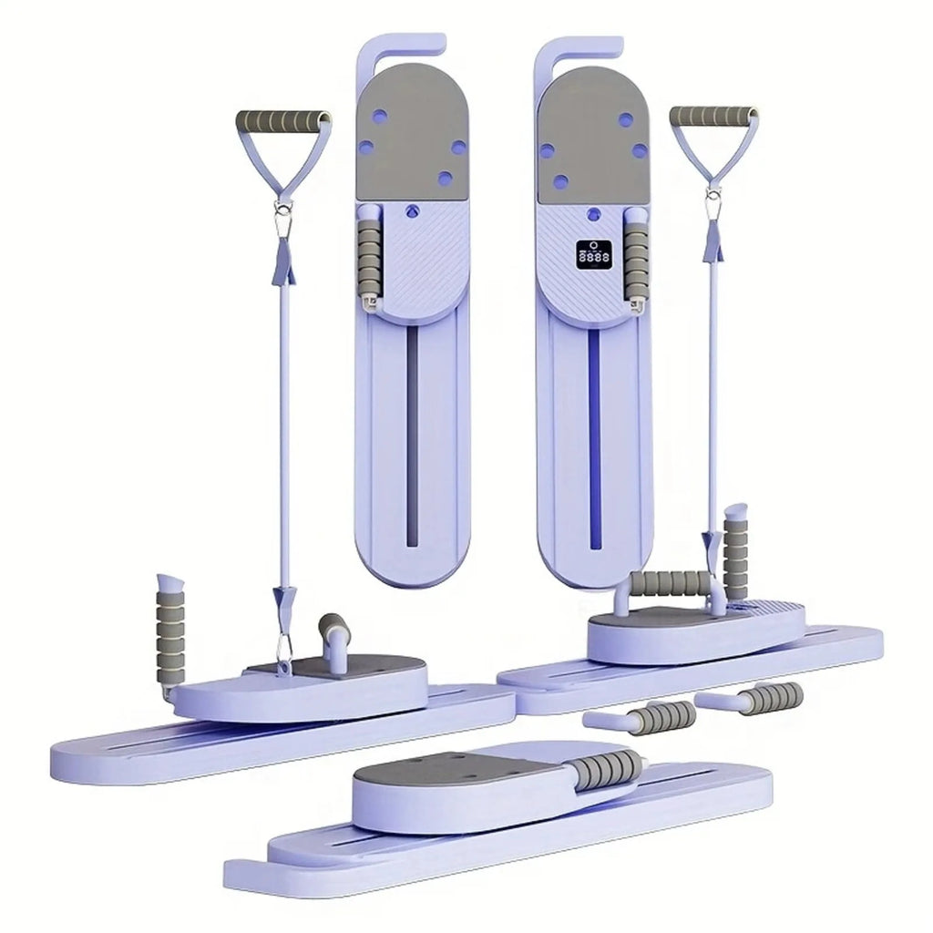 Split Pilates Balance Board With 40 Plus Exercises Multifunctional Fitness Tool For Core And Full Body