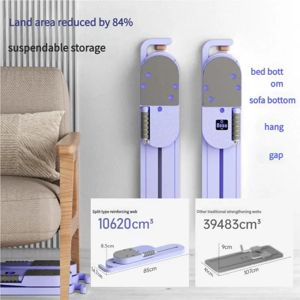 Split Pilates Balance Board With 40 Plus Exercises Multifunctional Fitness Tool For Core And Full Body