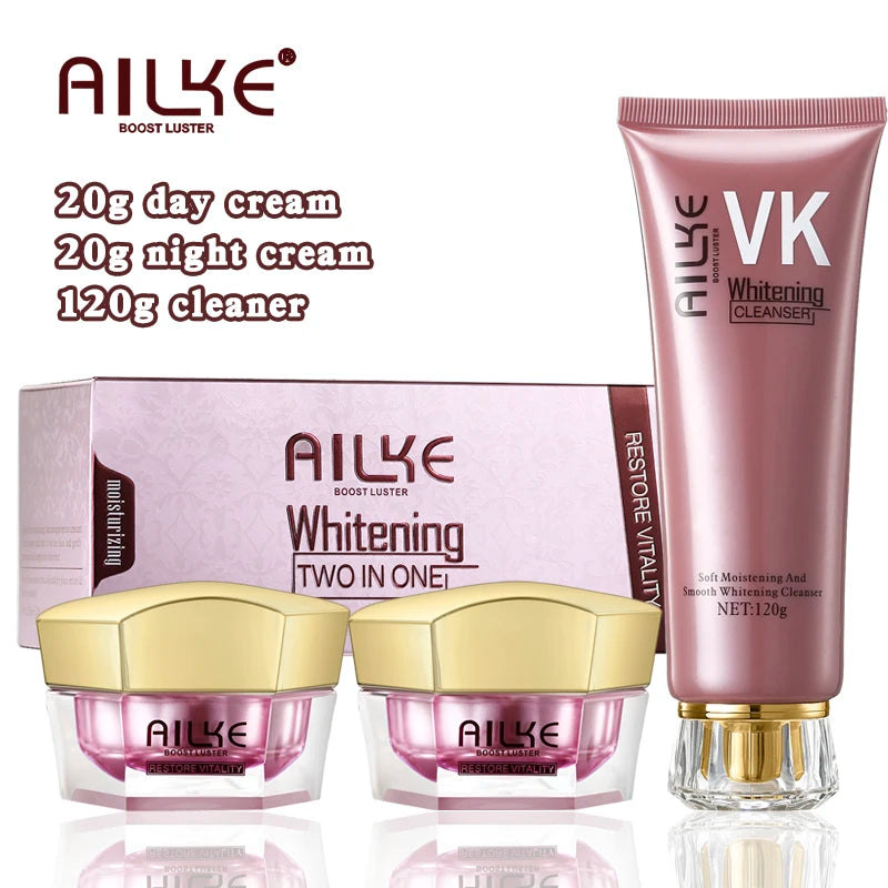 AILKE Brightening Facial Cream For All Skin Types Reduces Spots