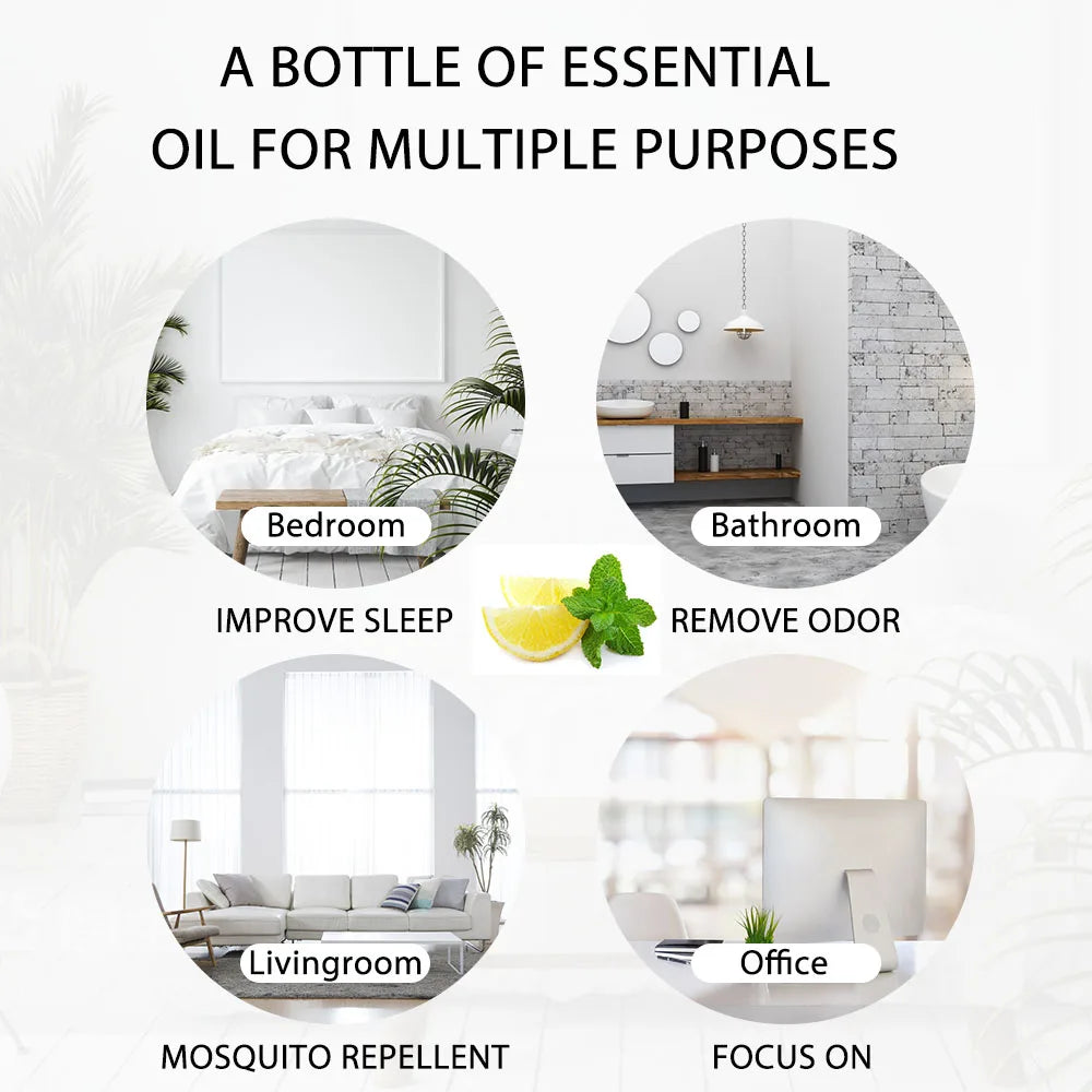 Zen Active Living Natural Pure Essential Oils For Skin Care Diffuser Aroma