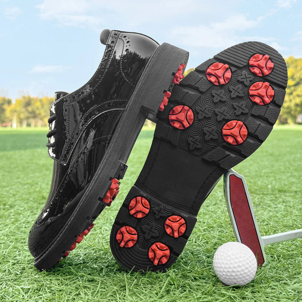 Zakey Mens Classic Golf Shoes Luxury Walking Sneakers