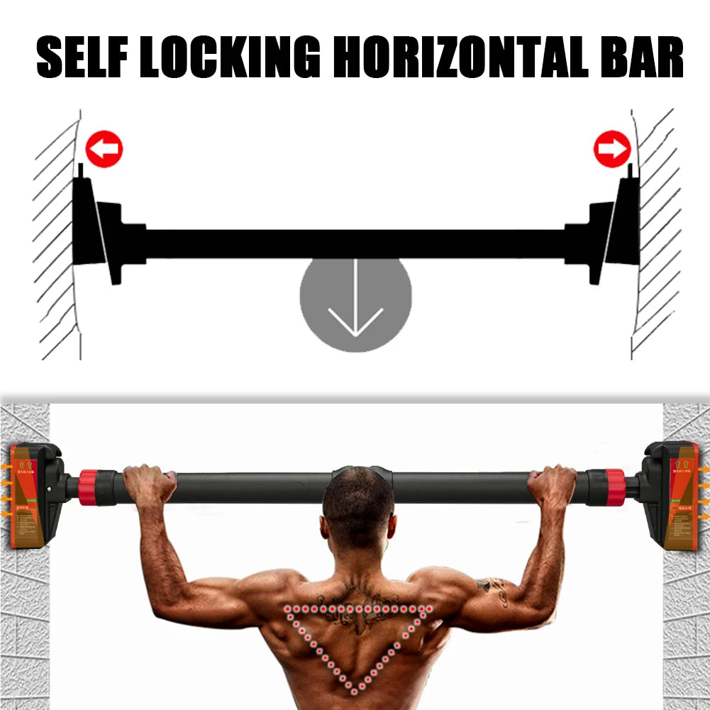 TwisterCK HeavyDutyProfessionalGrade PullUpBar With LevelGauge ForDoorway HeavyLoadCapacity Supports HomeFitness Training