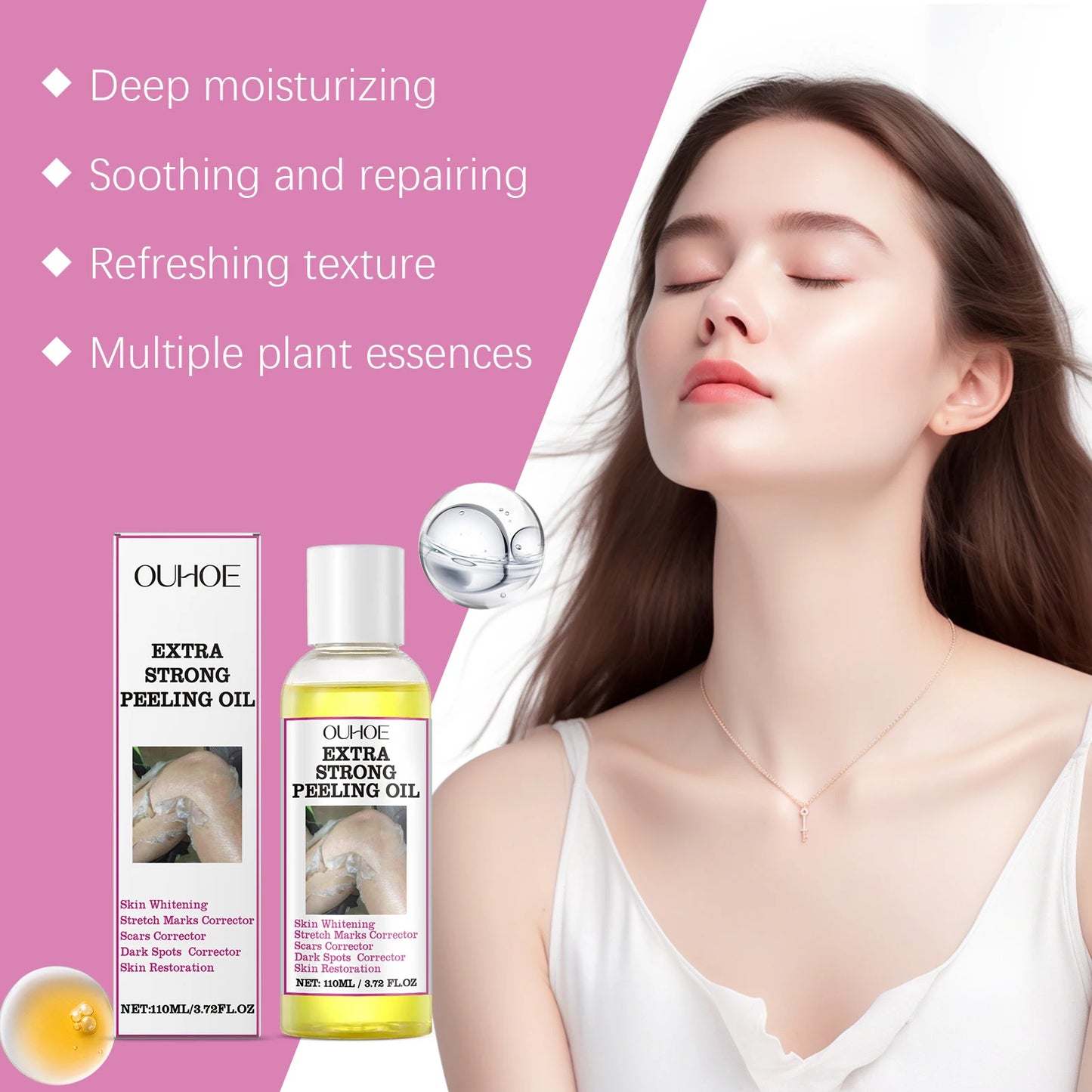 Zen Active Living Gentle Body Peeling Oil For Exfoliating Skin Tone