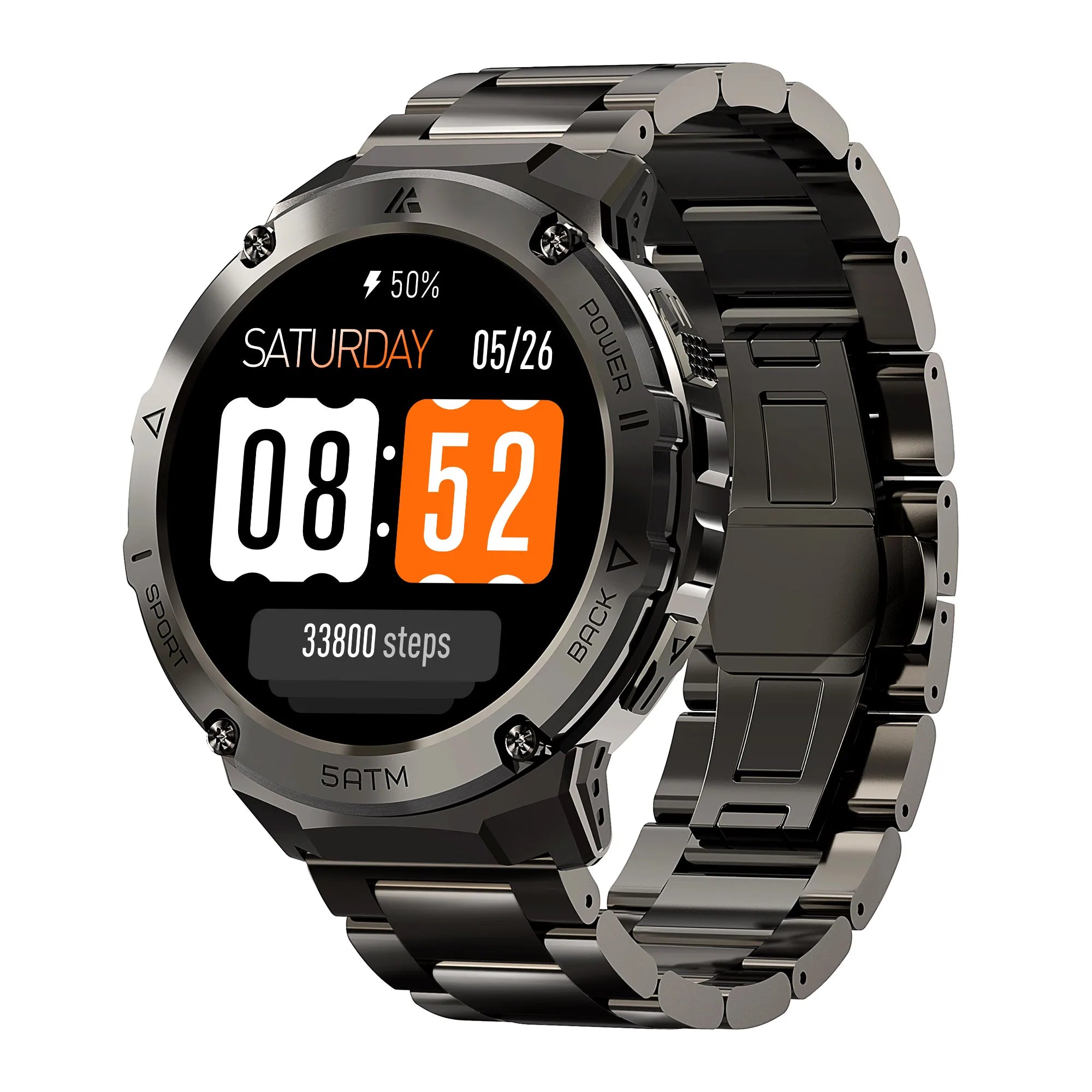 HIDAMEL T3E GPS Smart Watch With Altimeter 5ATM IP69K