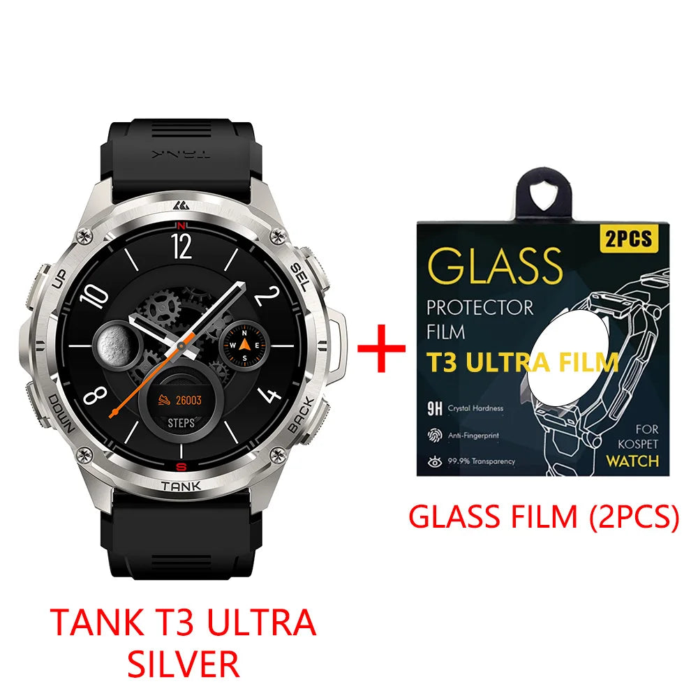 KOSPET Tank T3 Ultra GPS Rugged Smartwatch Altimeter