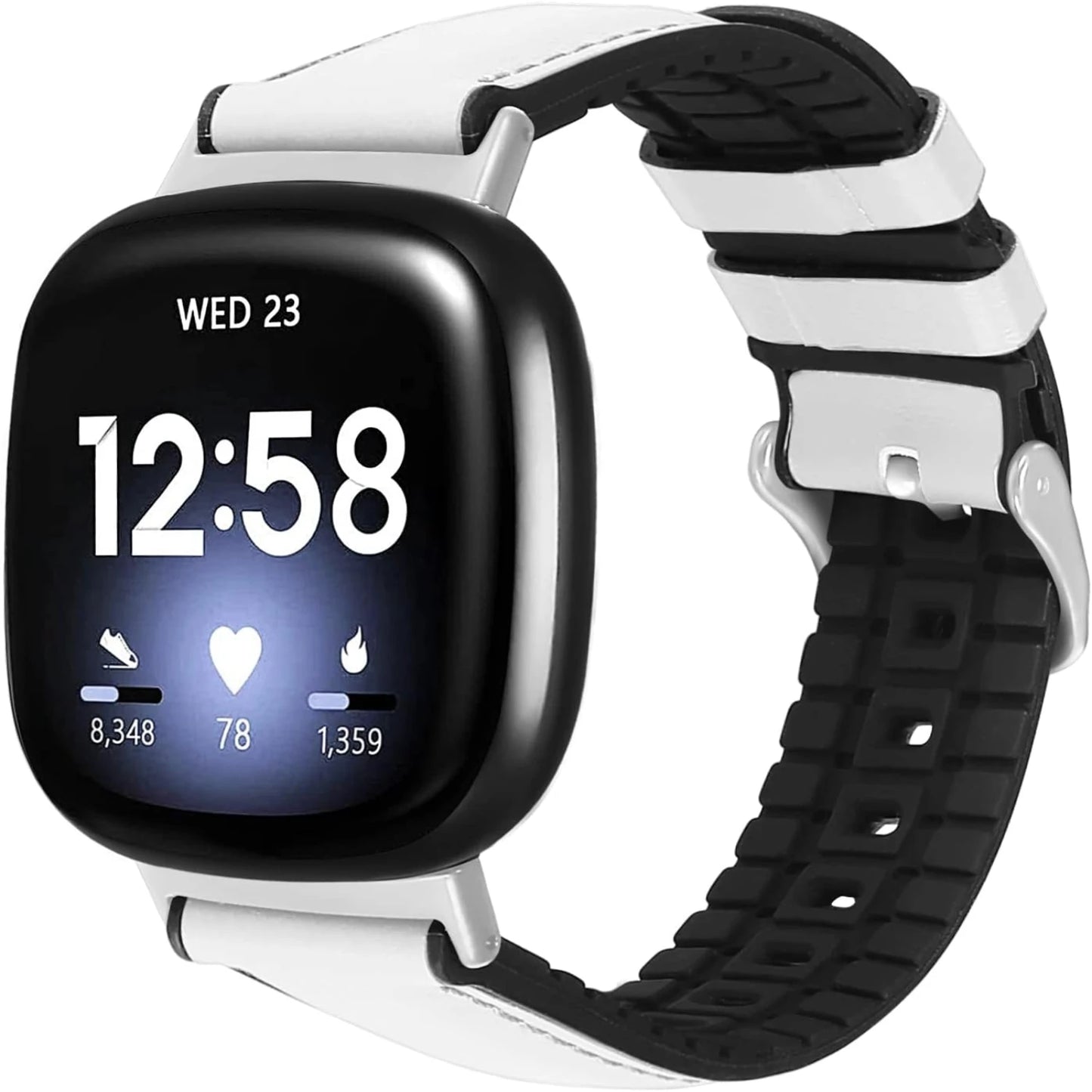 Enhance your fitness tracker experience with SKYLET's exquisite premium leather bands for Sense/Versa 3. Elevate your fashion ga