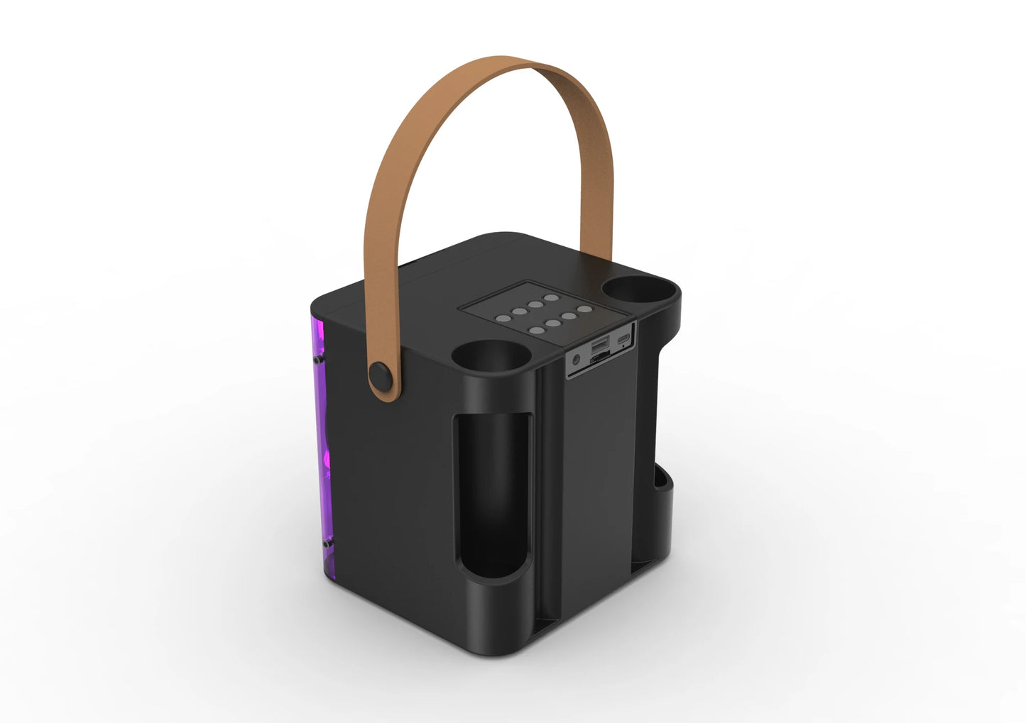 COLSUR 829 High Power Karaoke Bluetooth Speaker With RGB Lights And Microphone