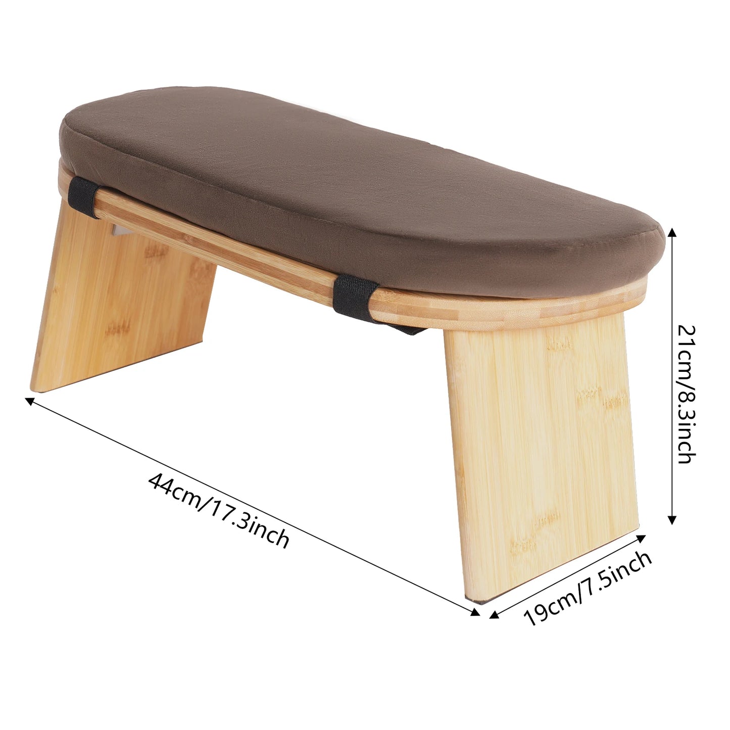 Foldable Meditation Bench Kneeling Stool For Home Yoga And Prayer
