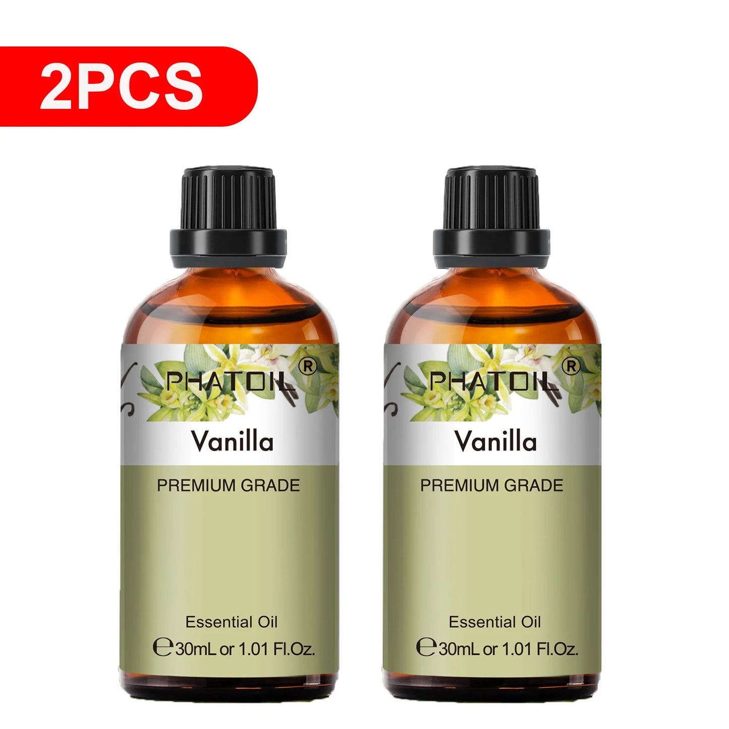 PHATOIL Essential Oils Set Peppermint Rose Lemon Lavender Eucalyptus Diffuser