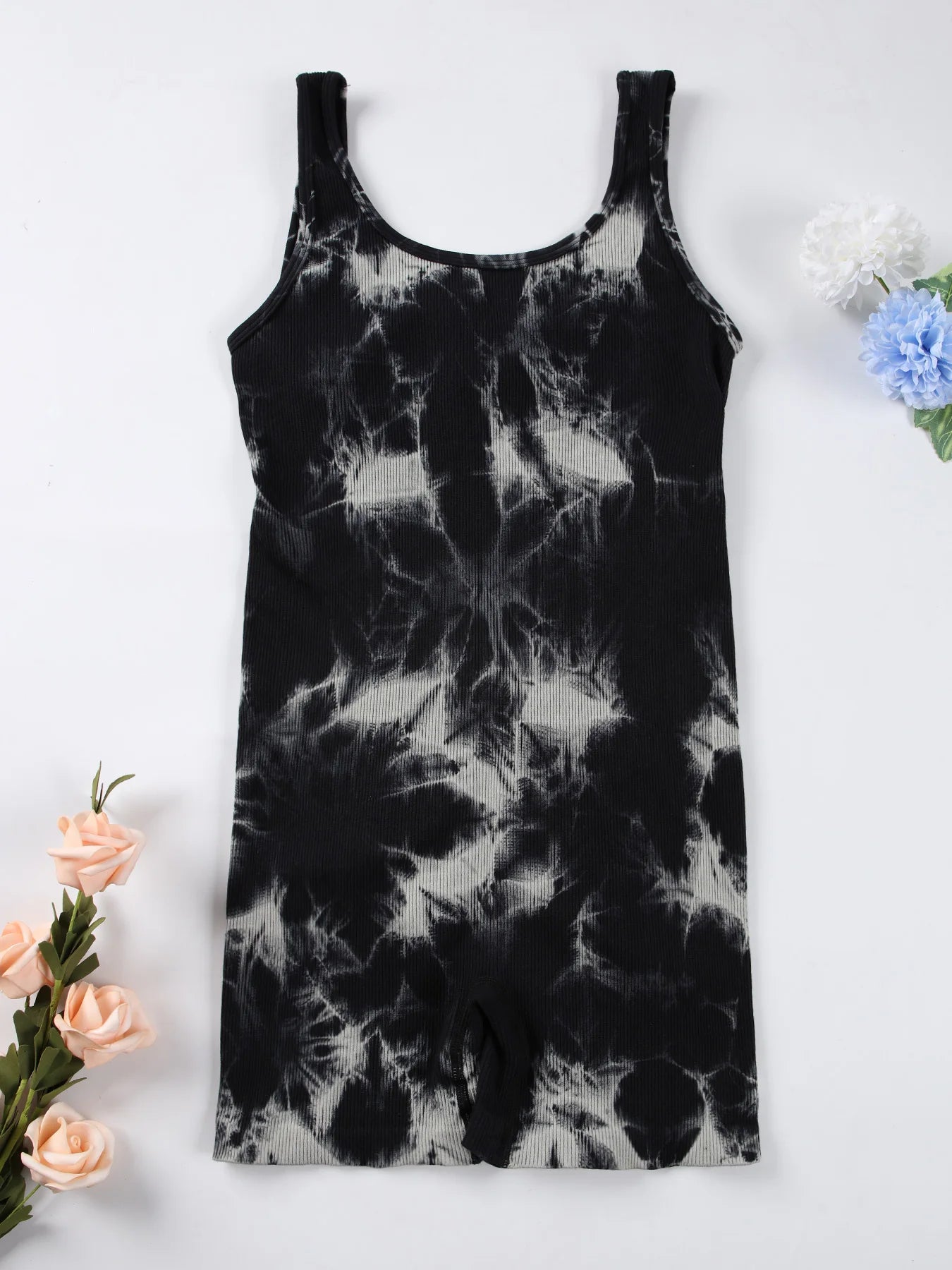 Backless U Neck Sleeveless Yoga Jumpsuit For Women Bodysuit