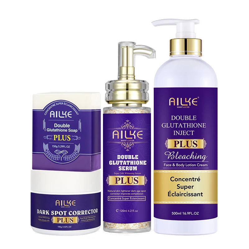 AILKE Glutathione Plus Skin Care Set For Glowing Skin