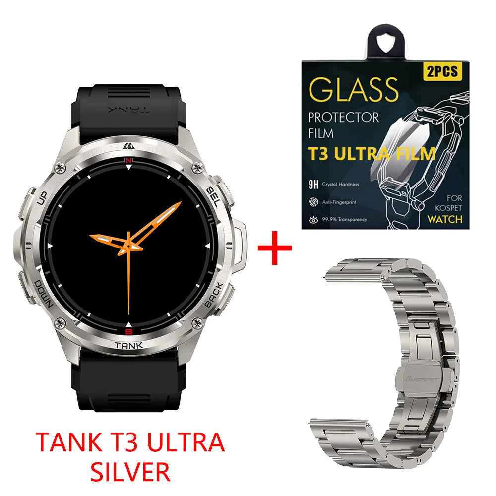 KOSPET Tank T3 Ultra GPS Rugged Smartwatch Altimeter