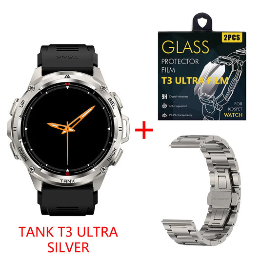KOSPET Tank T3 Ultra GPS Rugged Smartwatch Altimeter