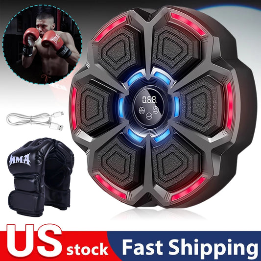Hign Concerned Music Boxing Machine Adjustable Speed Wall Mounted Exercise