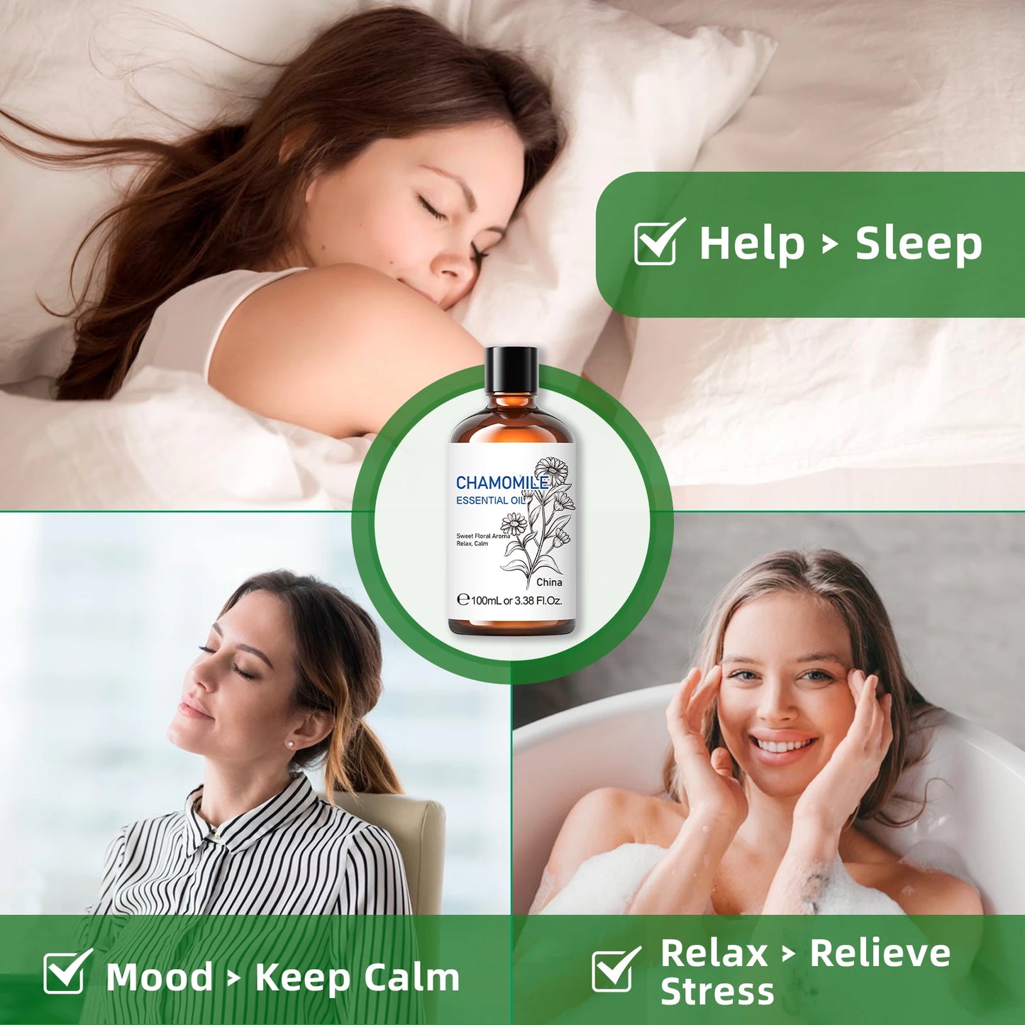 Zen Active Living 100 Mil Chamomile Essential Oil