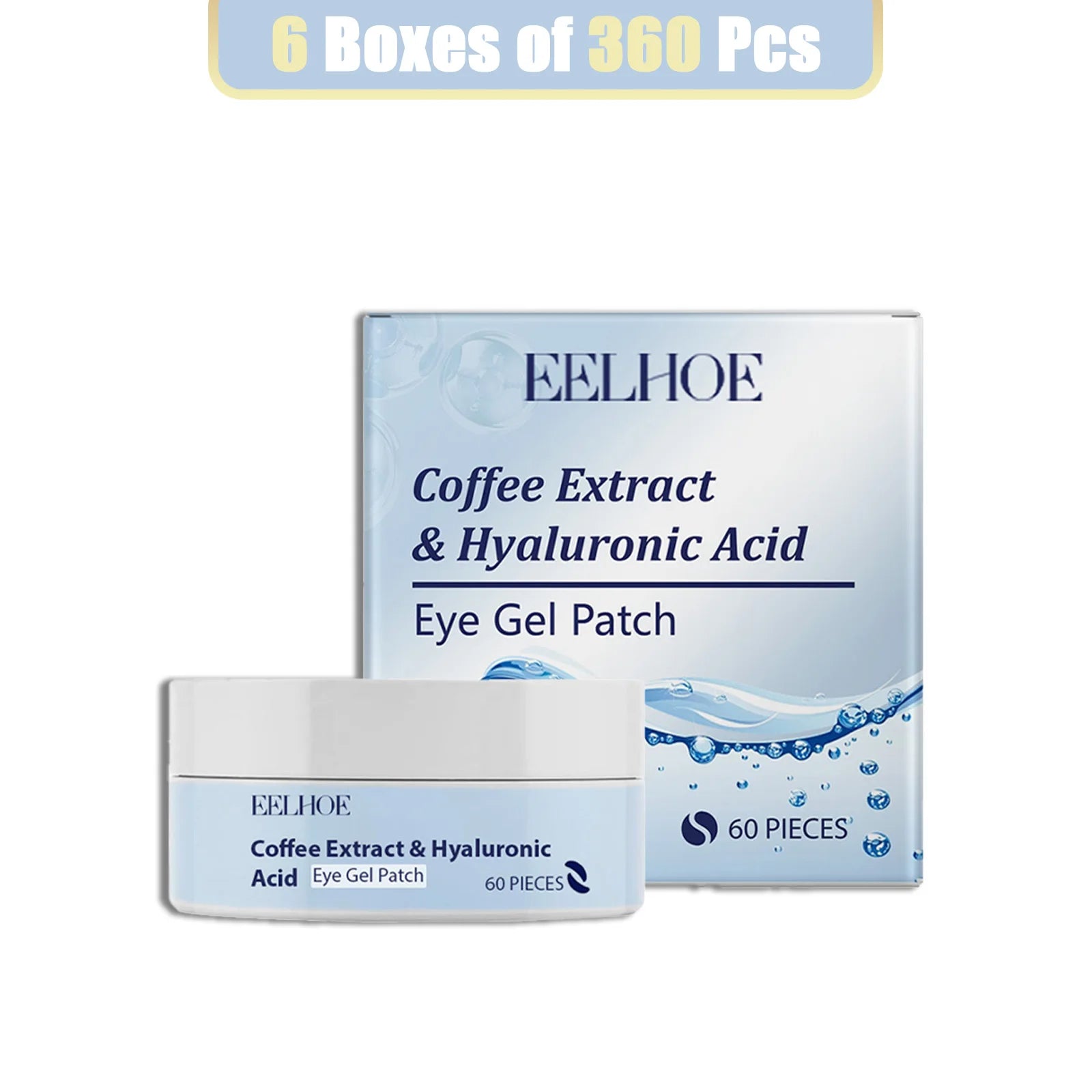EELHOE Collagen Eye Mask Patches Nourishing Dark Circles Puffiness
