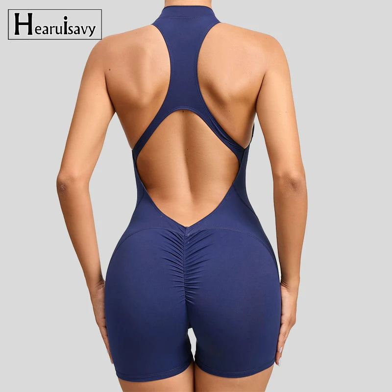 Women Sleeveless Jumpsuit Yoga Romper For Workout And Fitness