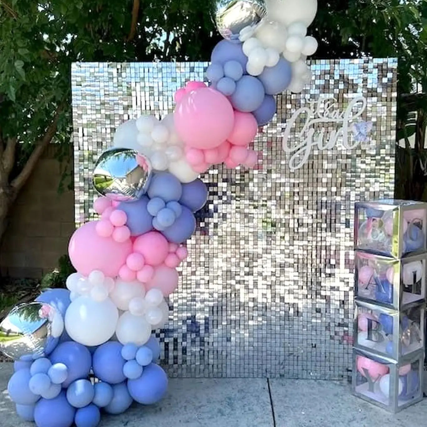 Glitter Wall Backdrop Panels For Party Decor Photo Prop