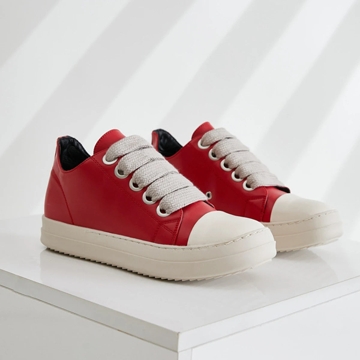 Men's Casual Shoes Low Cut Flat Bottom Minimalist College Style