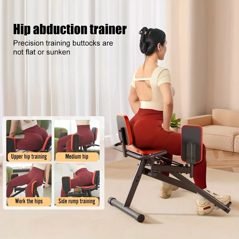 KBQ Adjustable Hip Abductor Machine for Home Leg Exercise