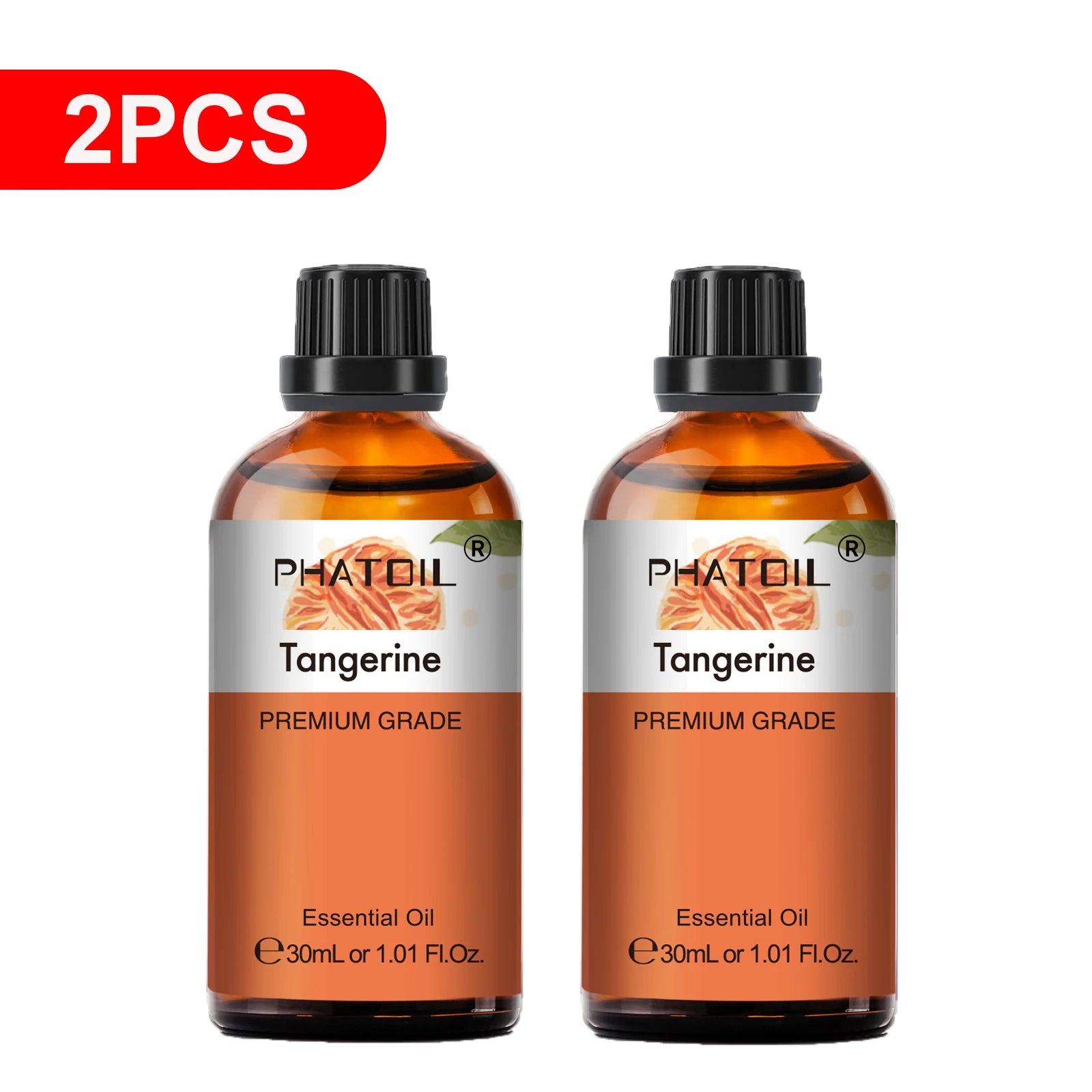 PHATOIL Essential Oils Set Peppermint Rose Lemon Lavender Eucalyptus Diffuser