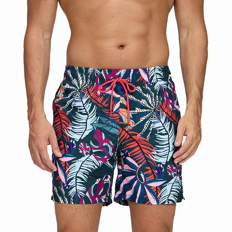 Quick Dry Summer Mens Swimwear Beach Board Shorts For Men