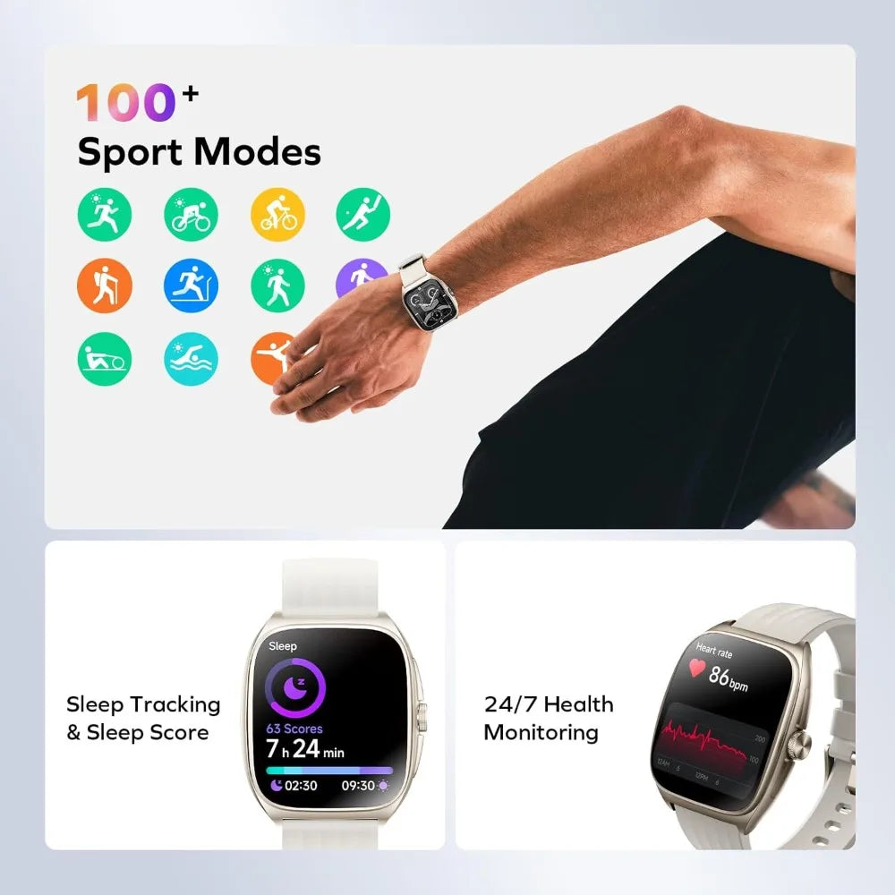 Zen Active Living Smart Watch for Android iOS Bluetooth Call