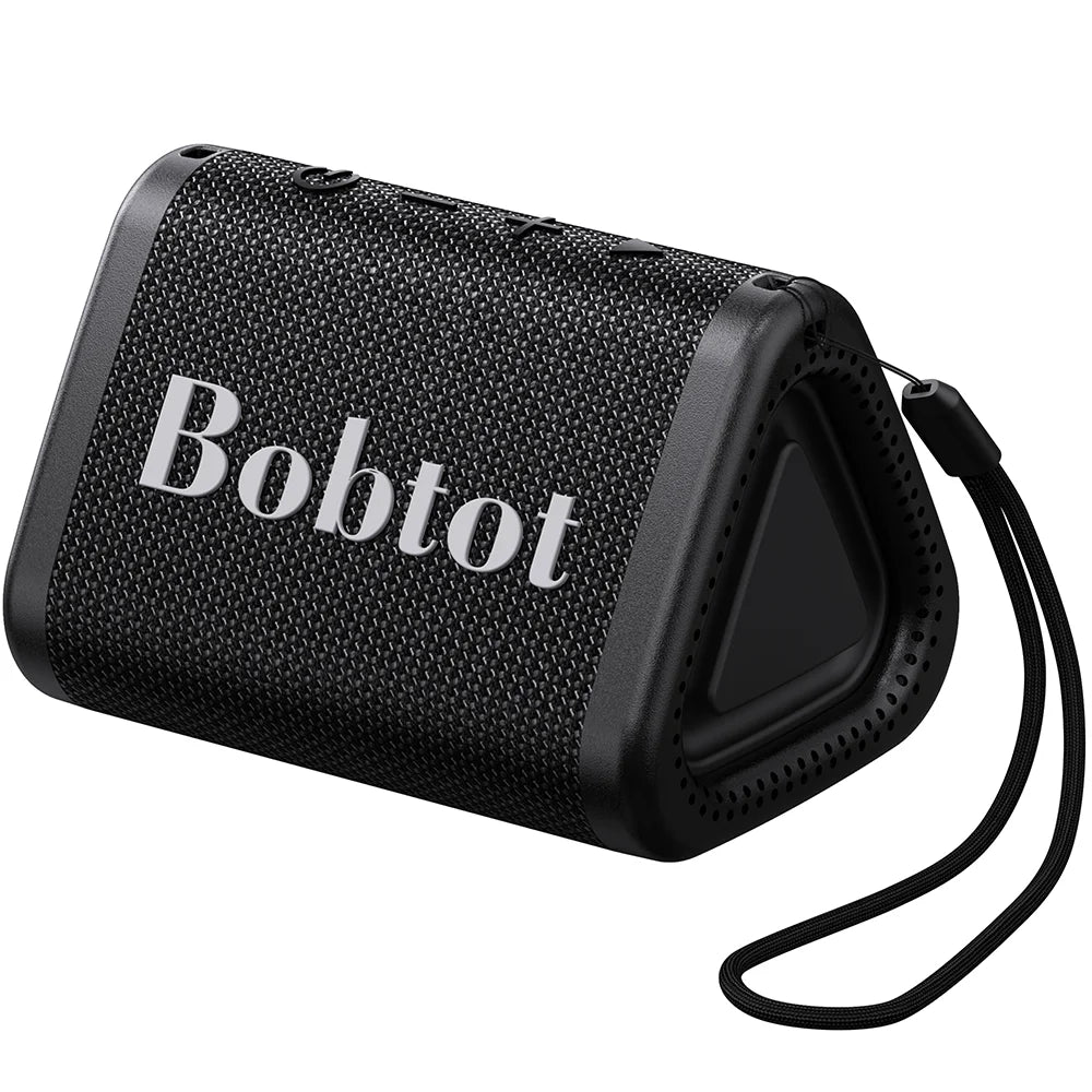 Bobtot Portable Bluetooth Shower Speaker Wireless IPX7 Small Speakers Waterproof Loud Stereo Sound with Bass TWS Camping Travel