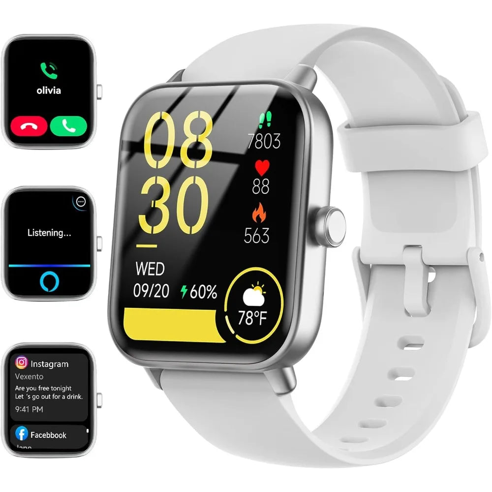 Erilles Smart Watch Android iPhone With Alexa Built-In IP68