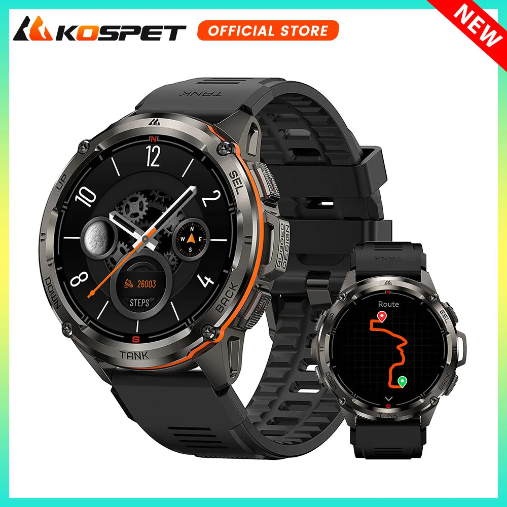 KOSPET Tank T3 Ultra GPS Smartwatch With Fitness Tracking