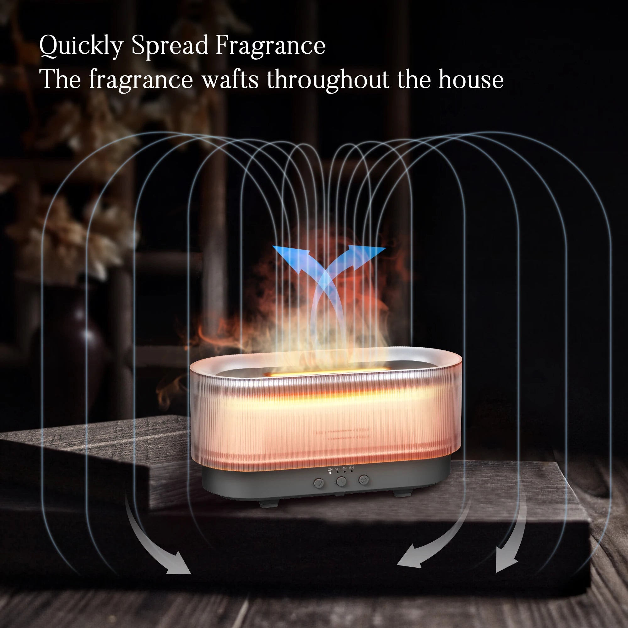 SEJOY Ultrasonic Air Humidifier And Aroma Diffuser With LED Lamp