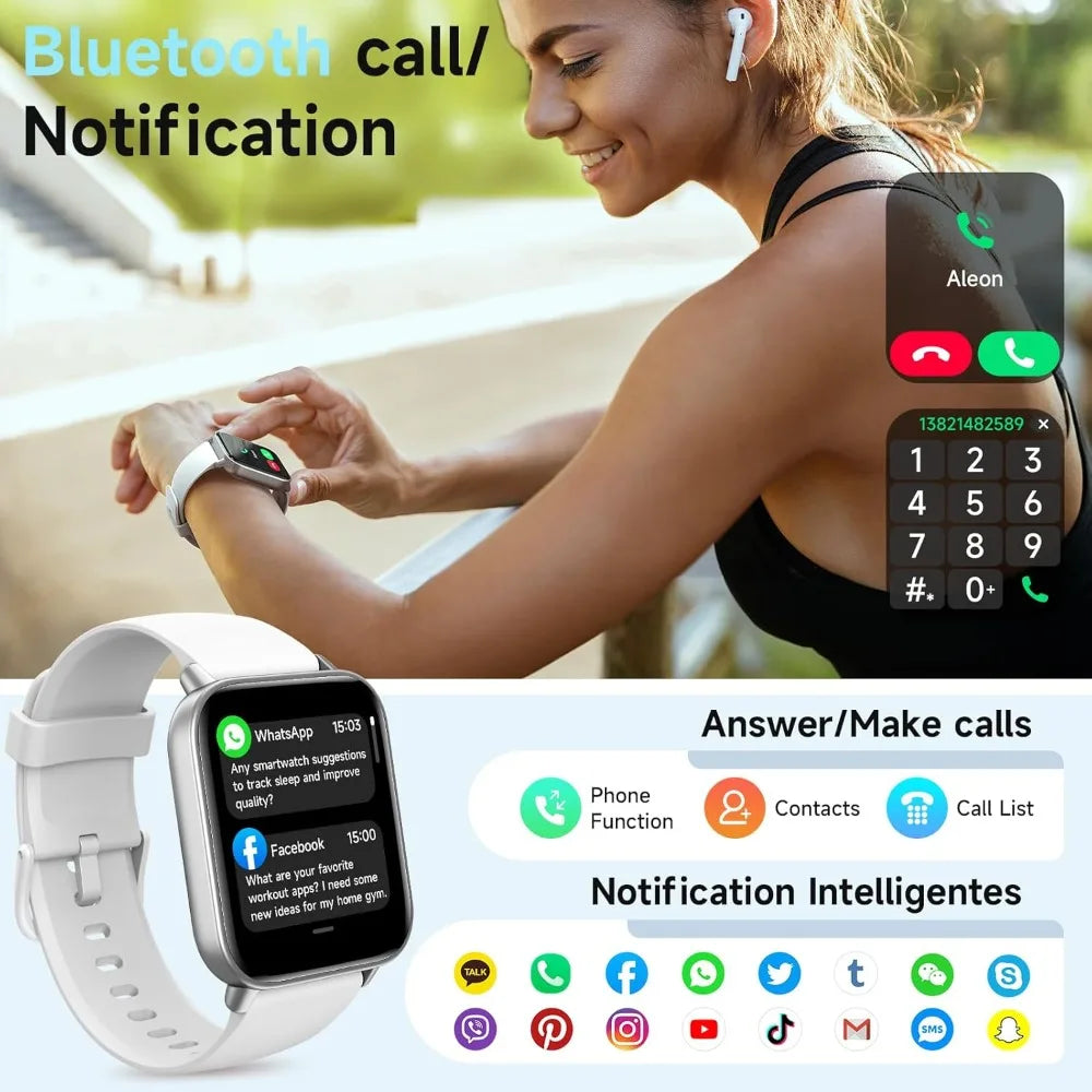 Erilles Smart Watch Android iPhone With Alexa Built-In IP68