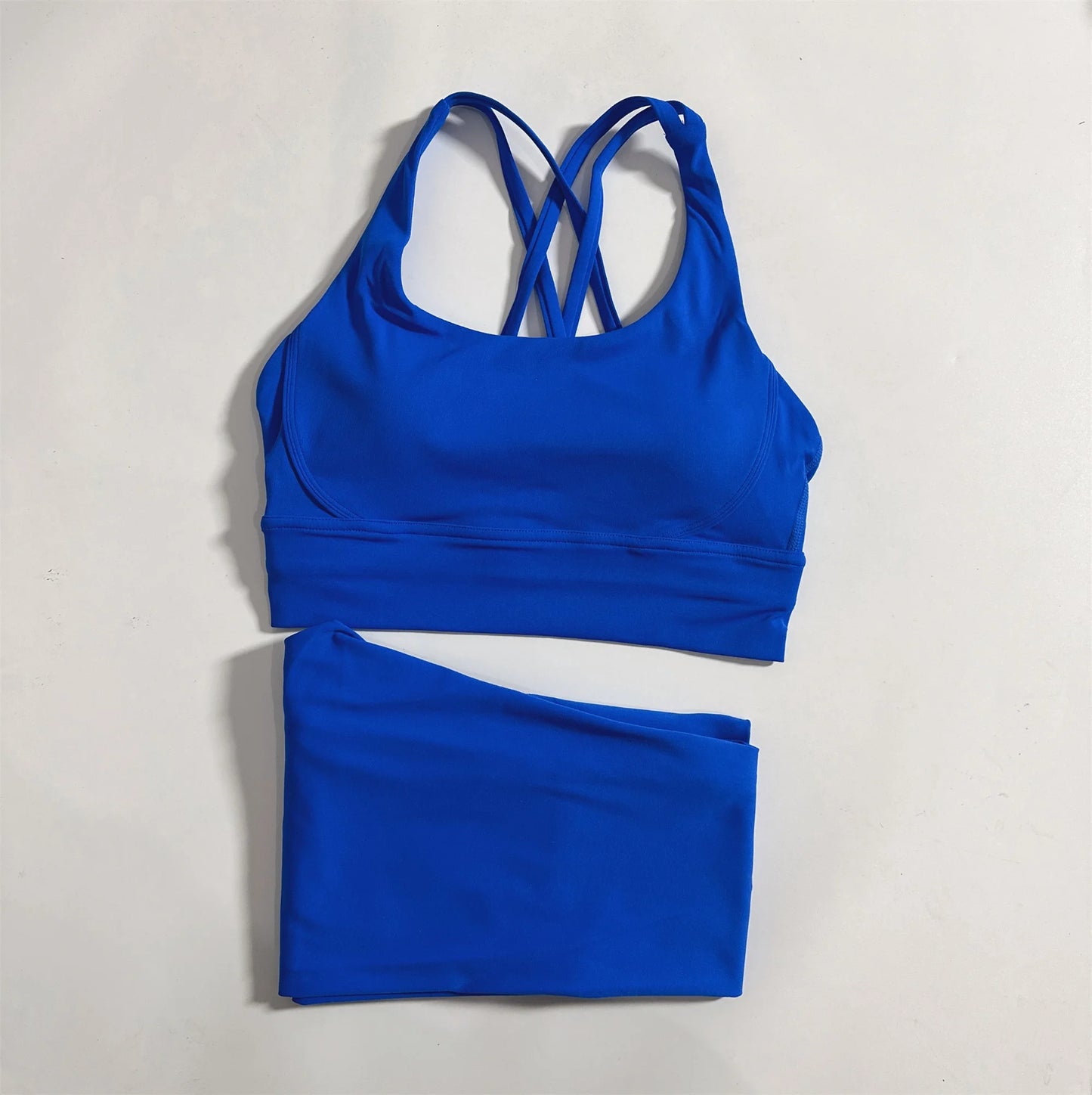 Gym Fitness Set Seamless High Waist Sports Bra Leggings