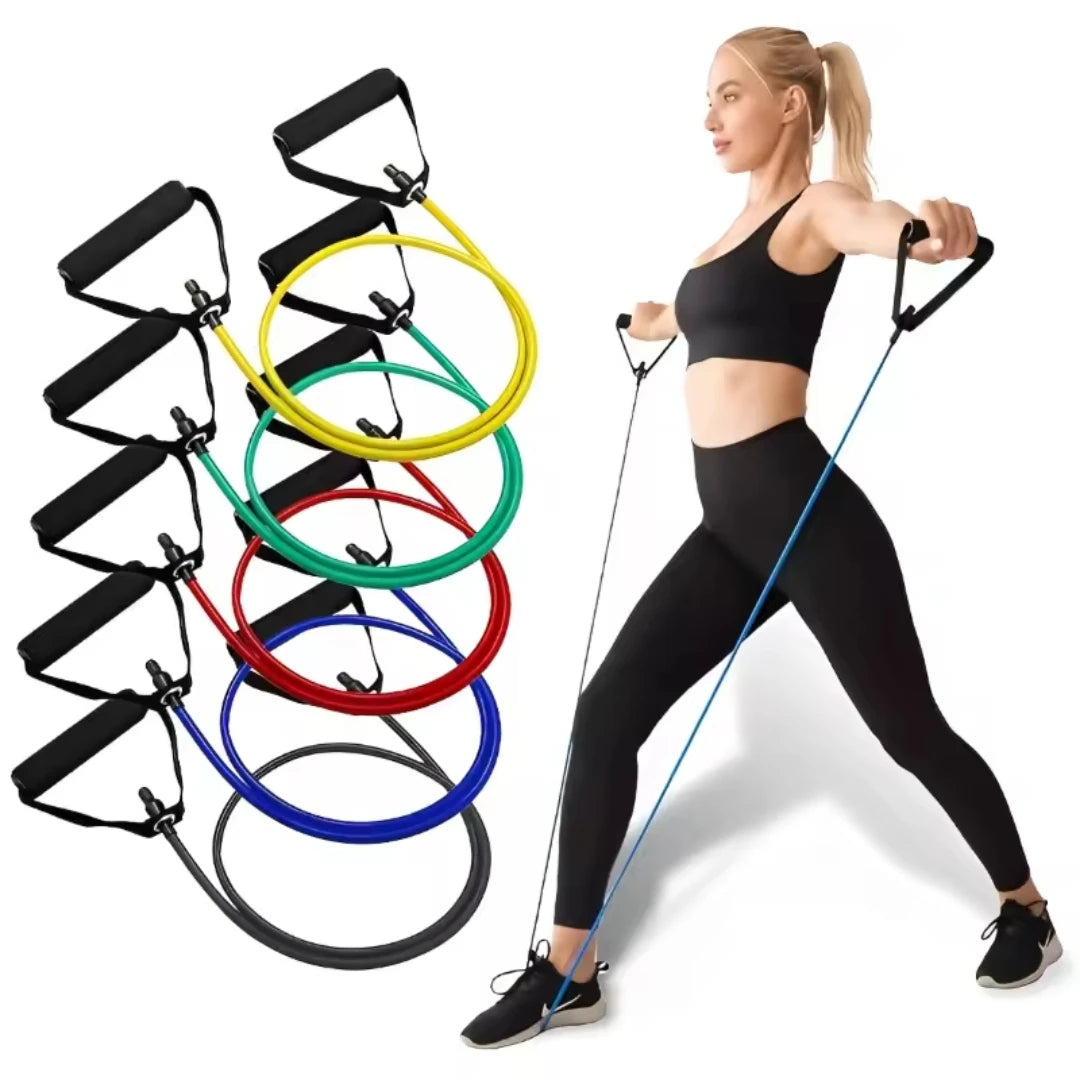 Resistance Bands With Handles 5 Levels For Full Body Workout