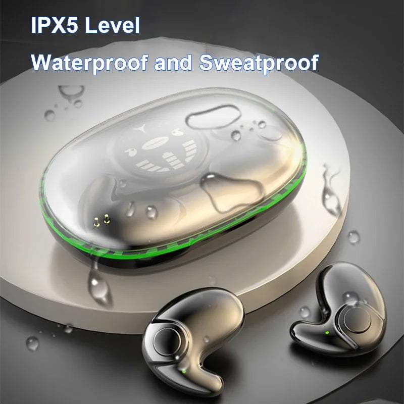 SHUKE Invisible Sleep Earphones Wireless Bluetooth Five Three Noise Reduction