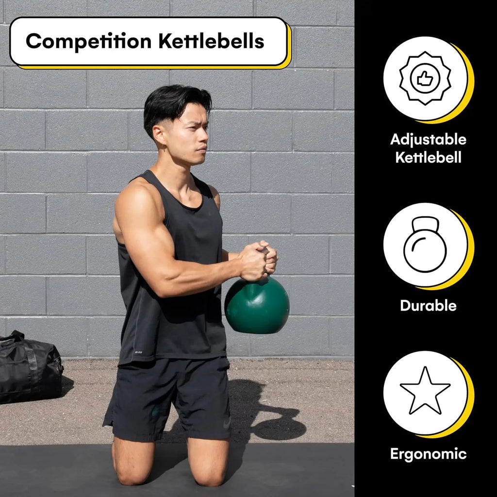 Competition Kettlebell 8 To 34 Kg For Strength Training