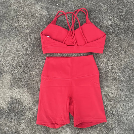 Zen Active Living Yoga Set Bra and High Waist Shorts