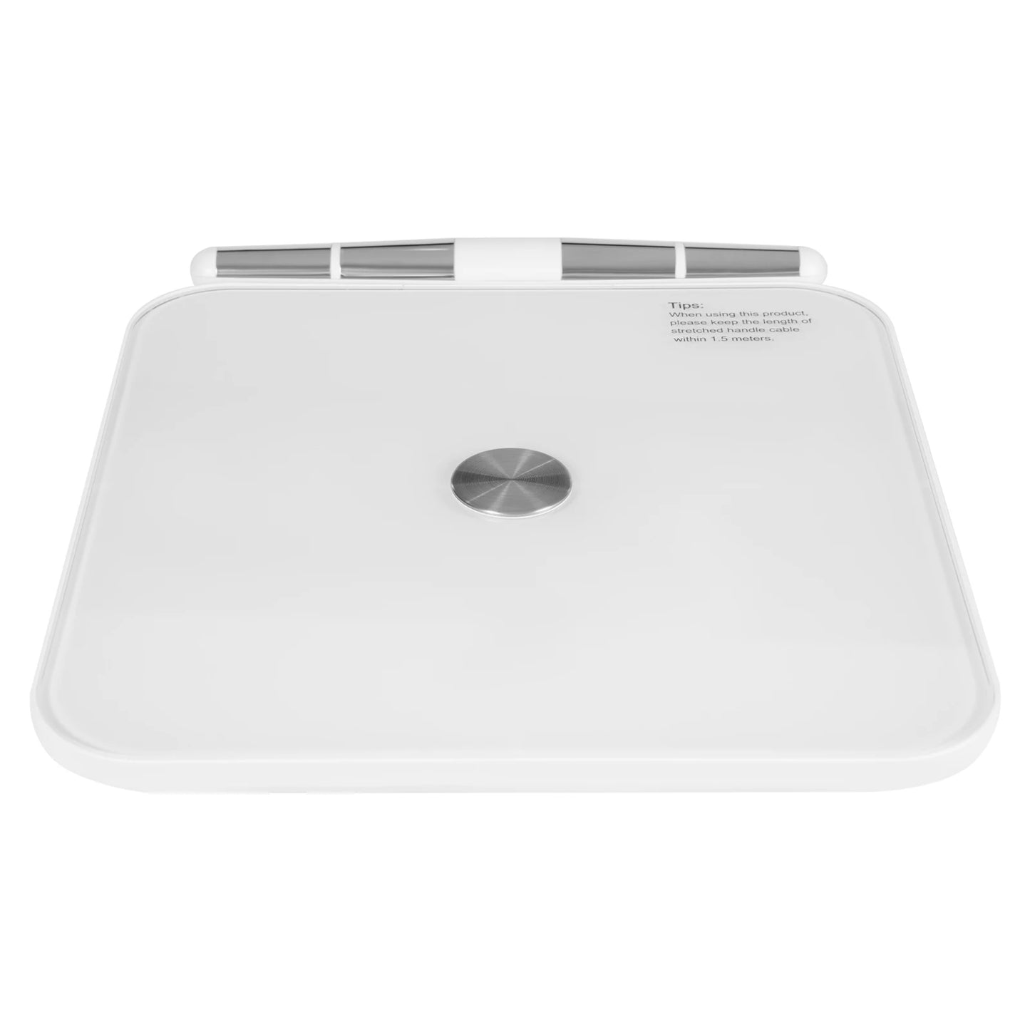 8 Electrode Smart Body Fat Scale White Intelligent Electronic Weight Scale Digital Body Composition Monitor with Bluetooth APP