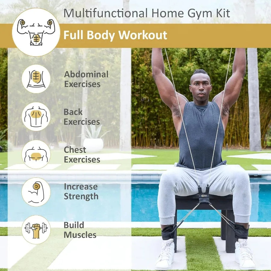 All In One Fitness Band For Full Body Home Training