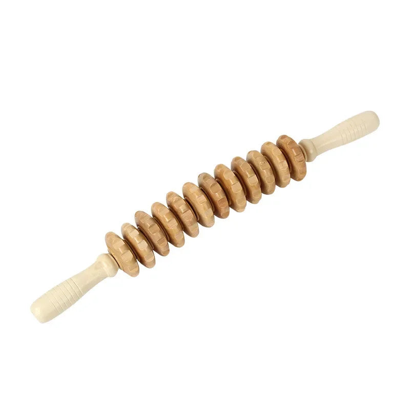 Wooden Lymphatic Drainage Massager Body Sculpturing Anti Cellulite Maderoterapia Set Colombian Wood Therapy Tools Men Women