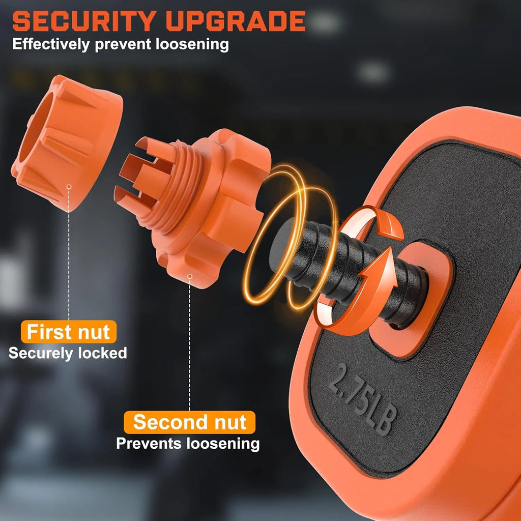 Zen Active Living Adjustable Dumbbells Set 4 In 1 For Home Gym