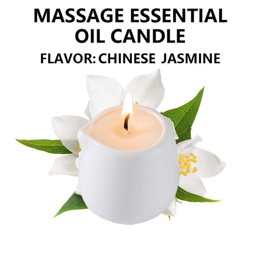 Fruity Scented Massage Oil Candle Hydrating Coconut Wax